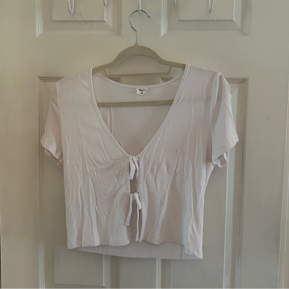 Aritzia Tie-Front Blouse